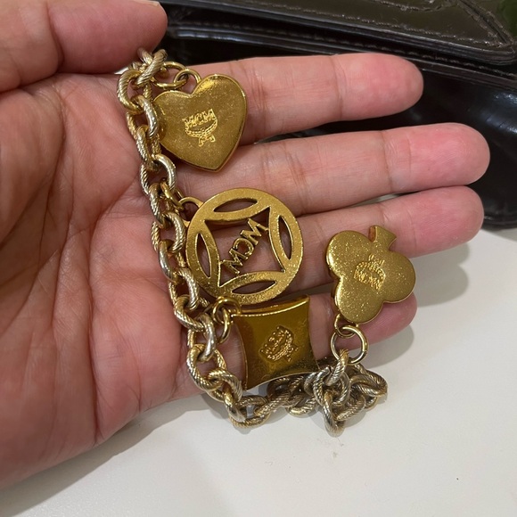 MCM Patent Sling Bag - Picture 8 of 15